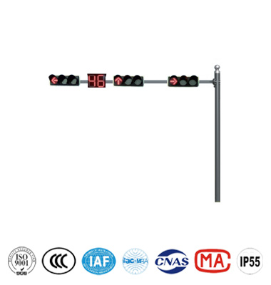 L型矩形橫臂信號(hào)燈桿